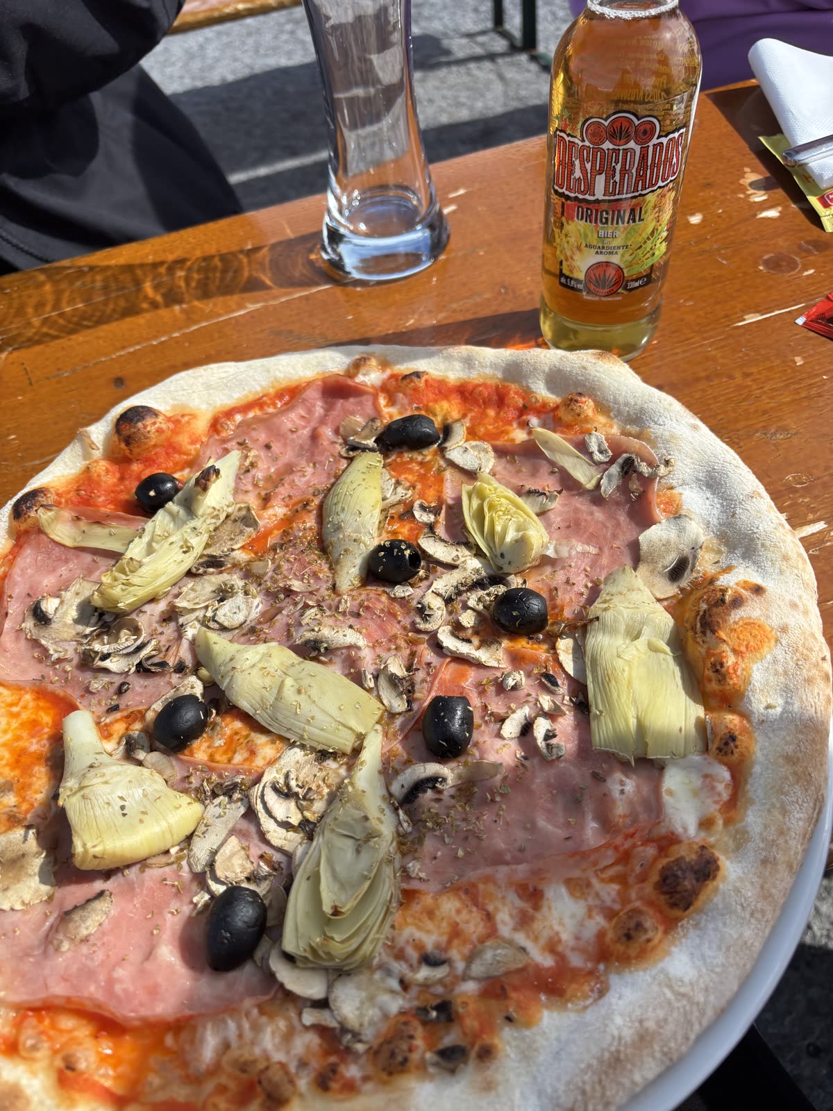 Pizza nach dem Skitag
