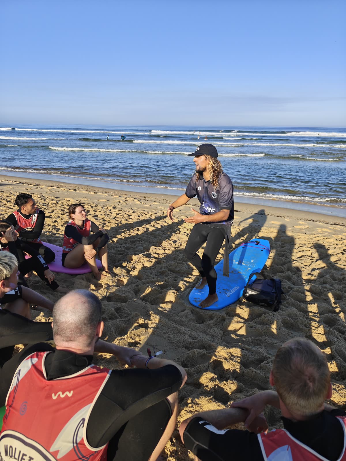 Surfkurs am Strand